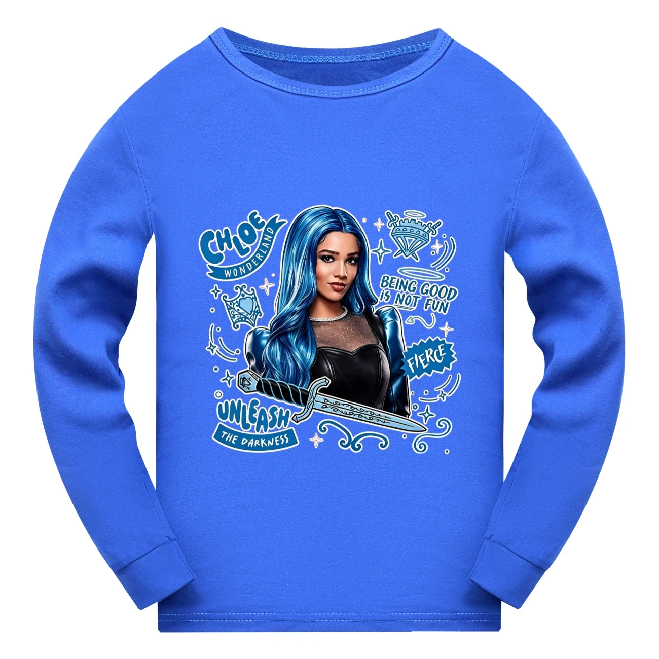 Everyday Long & Short Sleeve Tee — 5796 Edition, Style 04 · Long Sleeve · Blue