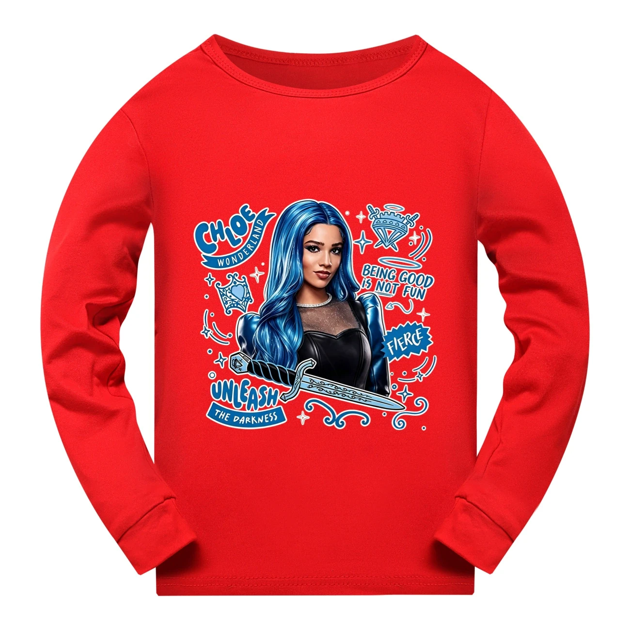 Everyday Long & Short Sleeve Tee — 5796 Edition, Style 06 · Long Sleeve · Red