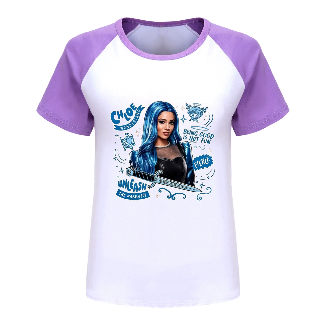 Everyday Long & Short Sleeve Tee — 5796 Edition, Style 09 · Short Sleeve · Purple