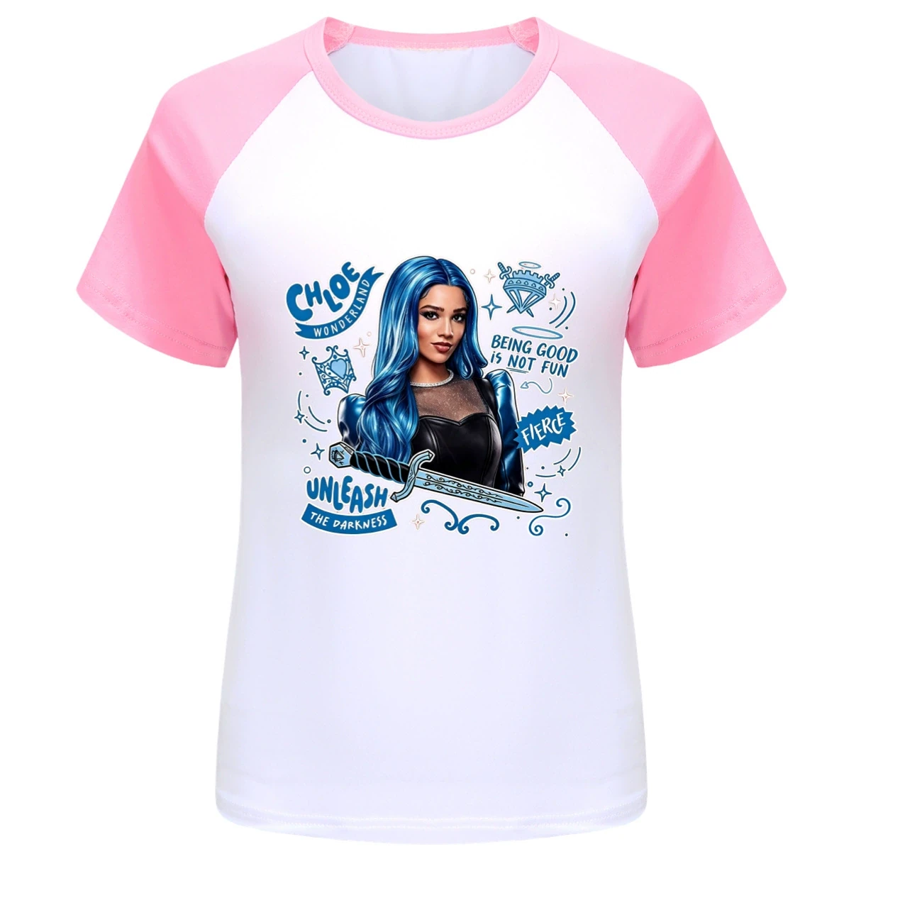 Everyday Long & Short Sleeve Tee — 5796 Edition, Style 13 · Short Sleeve · Pink