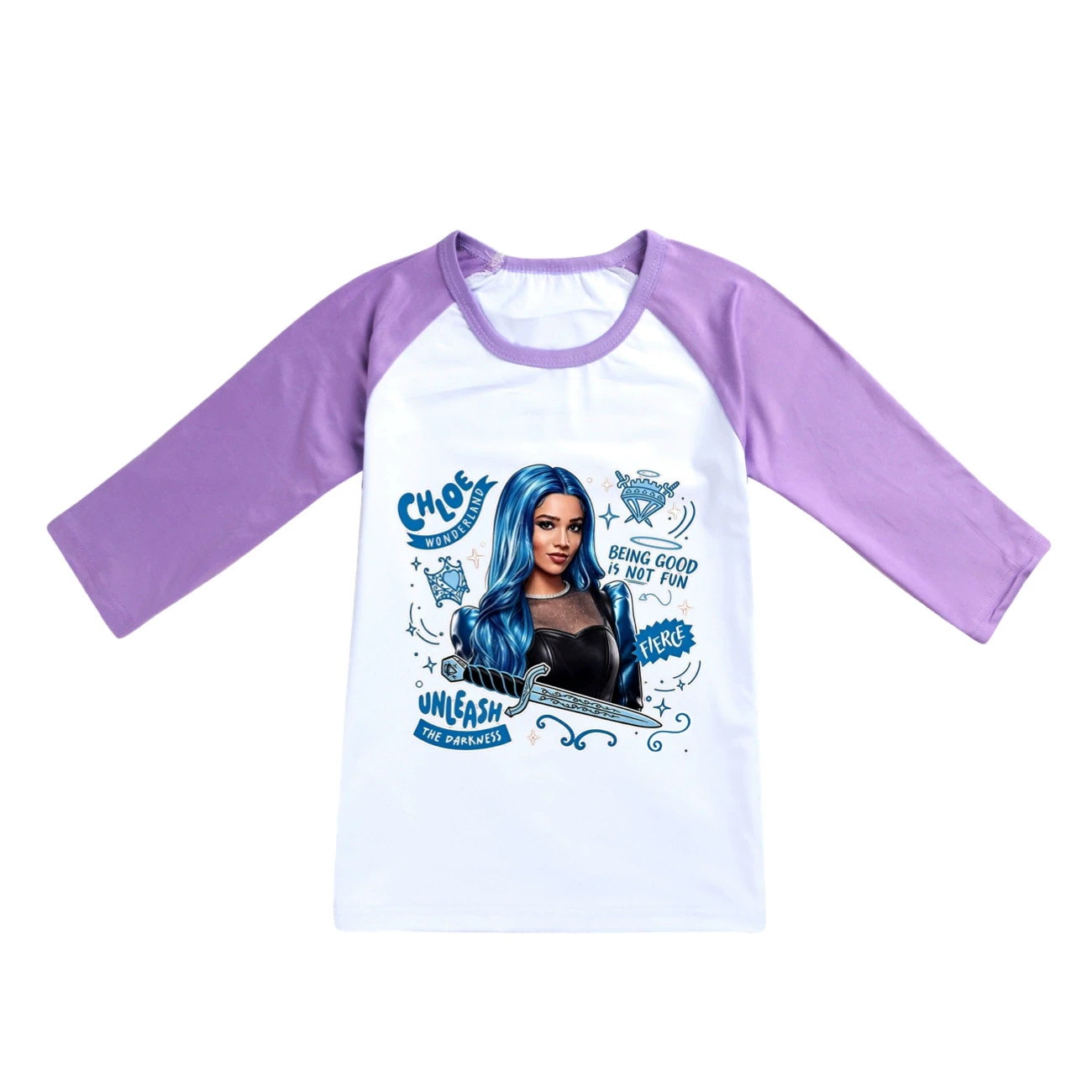 Everyday Long & Short Sleeve Tee — 5796 Edition, Style 32 · Short Sleeve · Purple