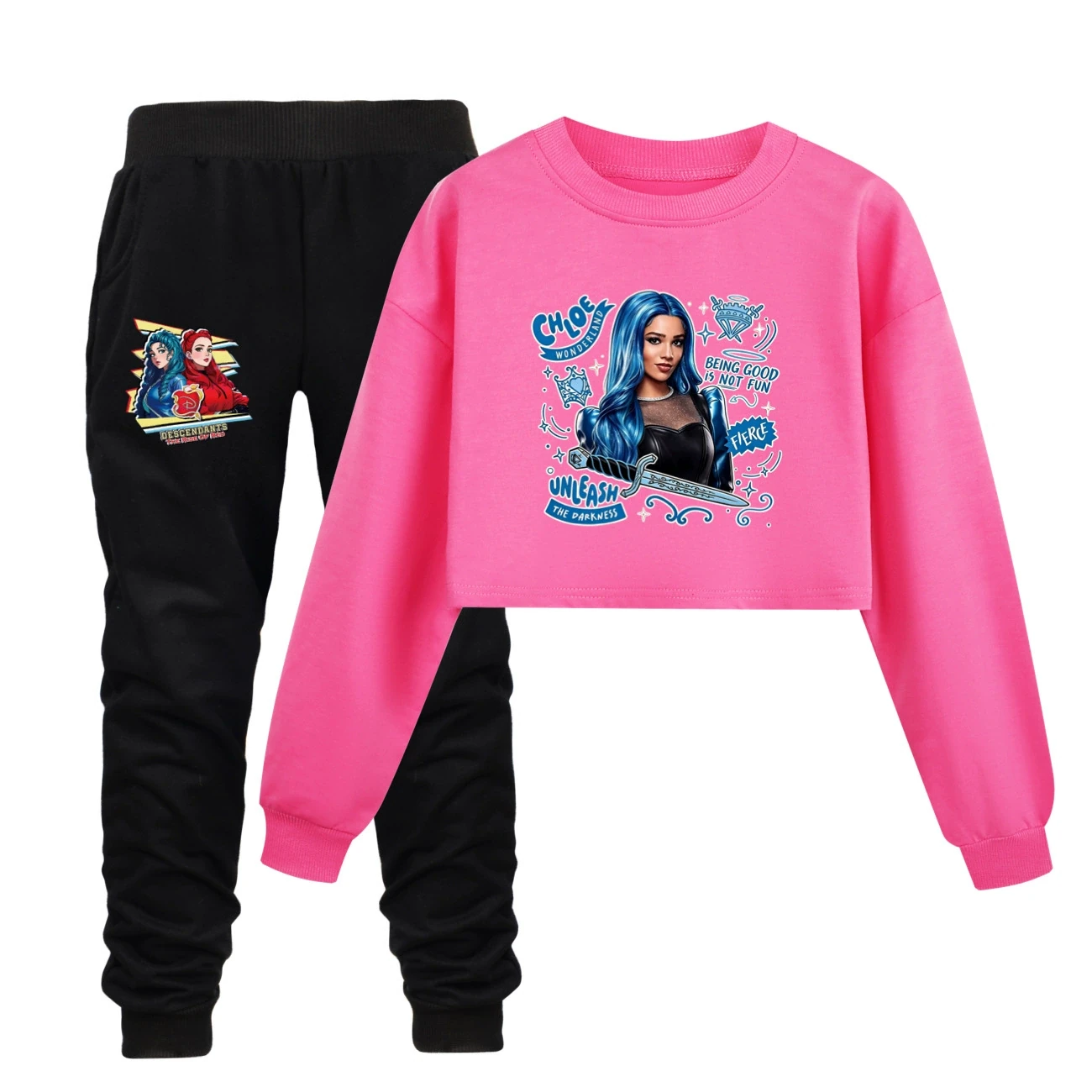 Cropped Sweatshirt Play Set — 5796 Edition, Style 15 · Set · Rose