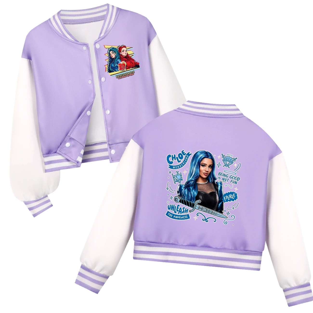 Playtime Varsity Layering Set — 5796 Edition, Style 04 · Purple