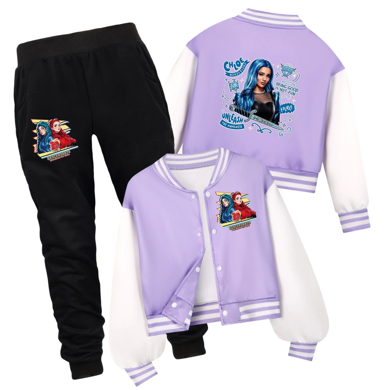Playtime Varsity Layering Set — 5796 Edition, Style 10 · Set · Purple