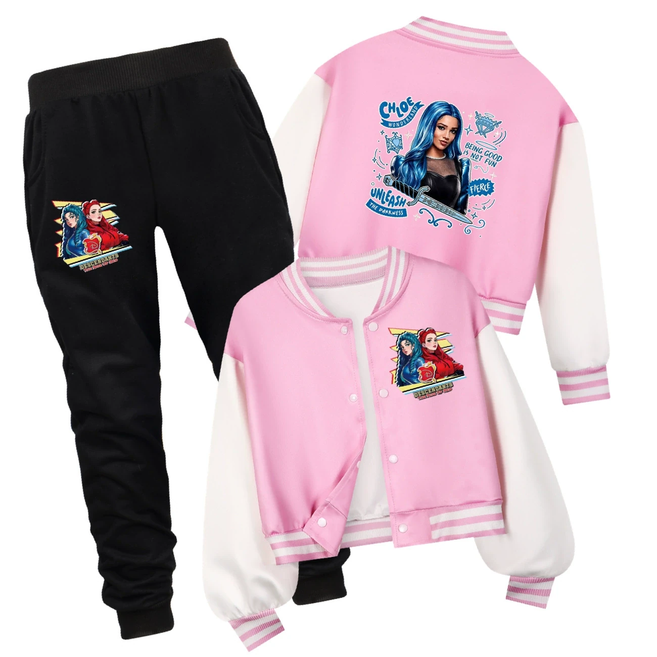 Playtime Varsity Layering Set — 5796 Edition, Style 12 · Set · Pink
