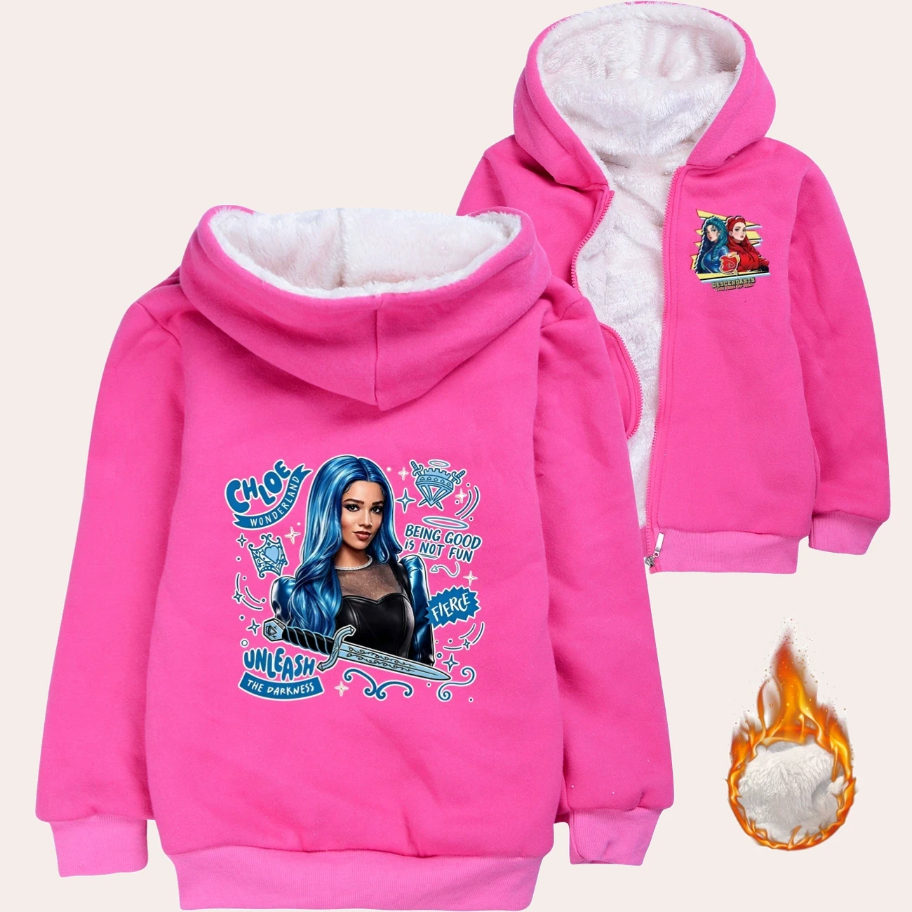Warm-Lined Graphic Hoodie — 5796 Edition product view