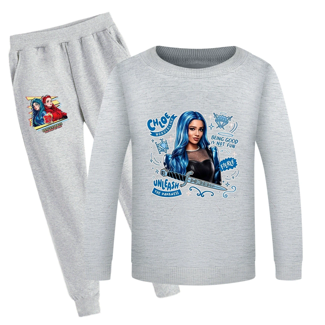 Crewneck Sweatshirt Set — 5796 Edition, Style 02 · Set · Grey