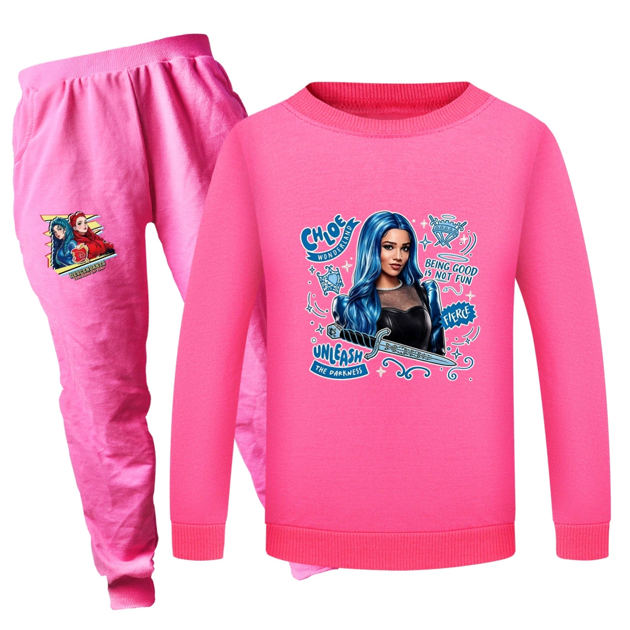 Crewneck Sweatshirt Set — 5796 Edition, Style 04 · Set · Rose