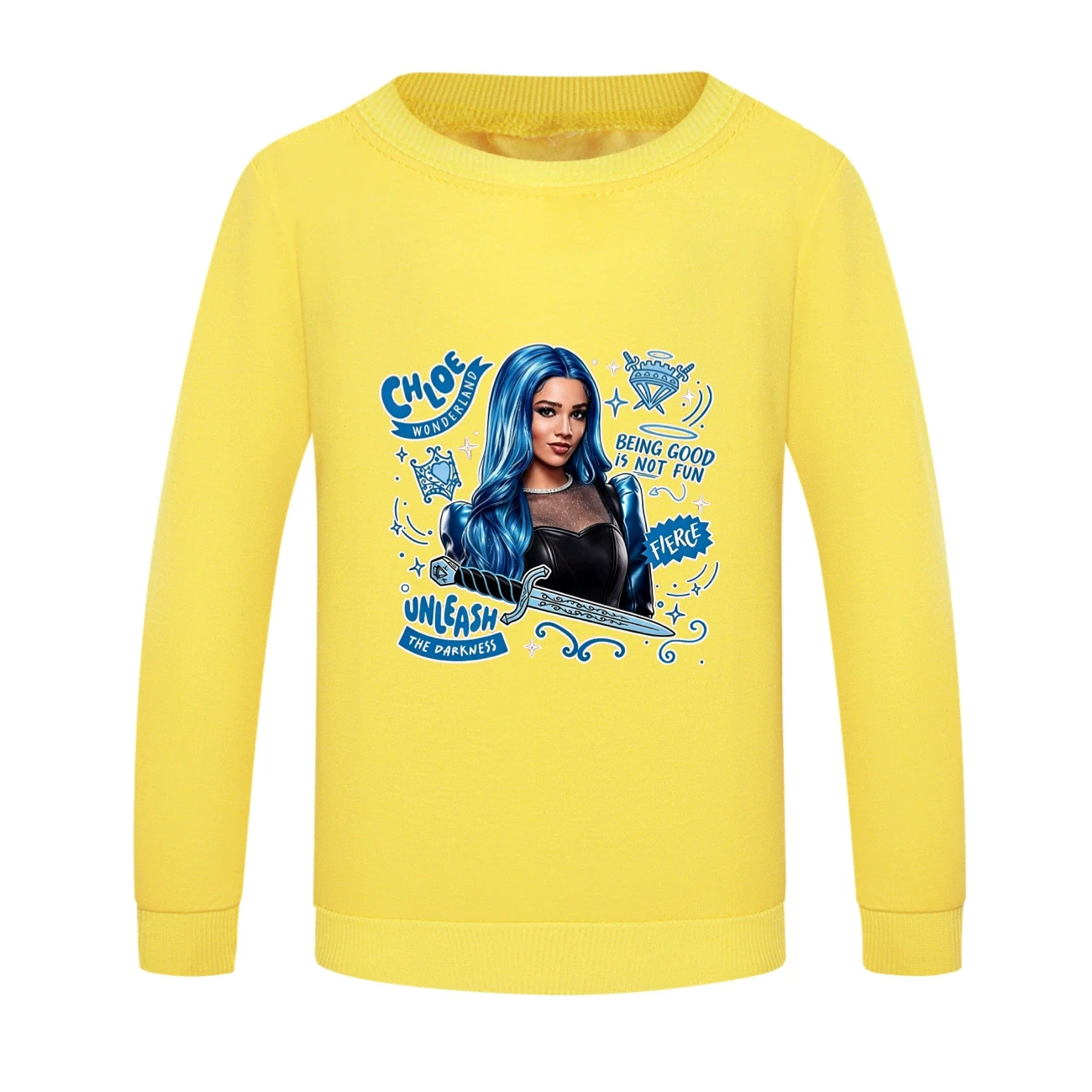 Crewneck Sweatshirt Set — 5796 Edition, Style 06 · Crewneck · Yellow