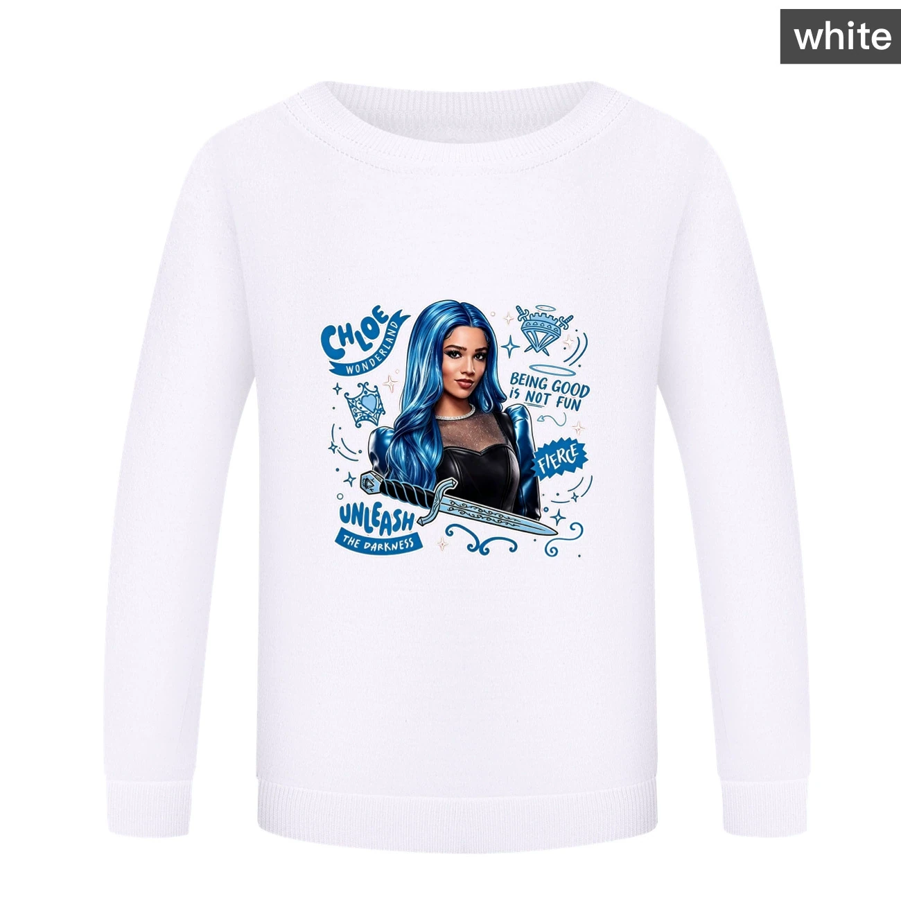 Crewneck Sweatshirt Set — 5796 Edition, Style 07 · Crewneck · White
