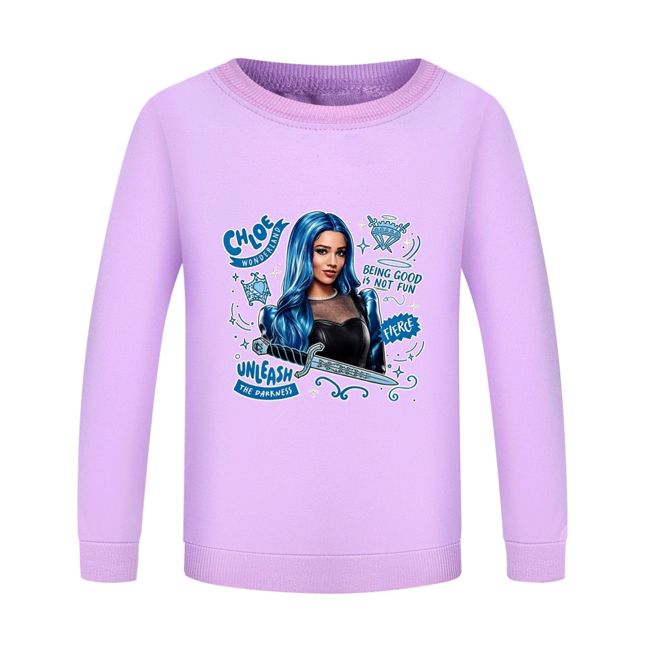 Crewneck Sweatshirt Set — 5796 Edition, Style 13 · Crewneck · Purple