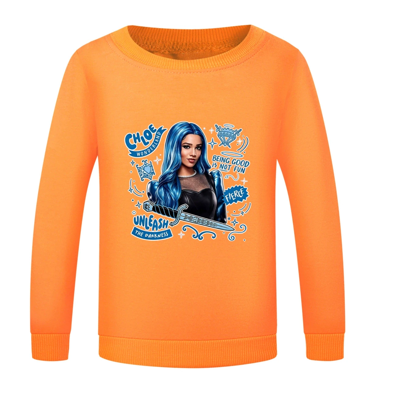 Crewneck Sweatshirt Set — 5796 Edition, Style 16 · Crewneck · Orange