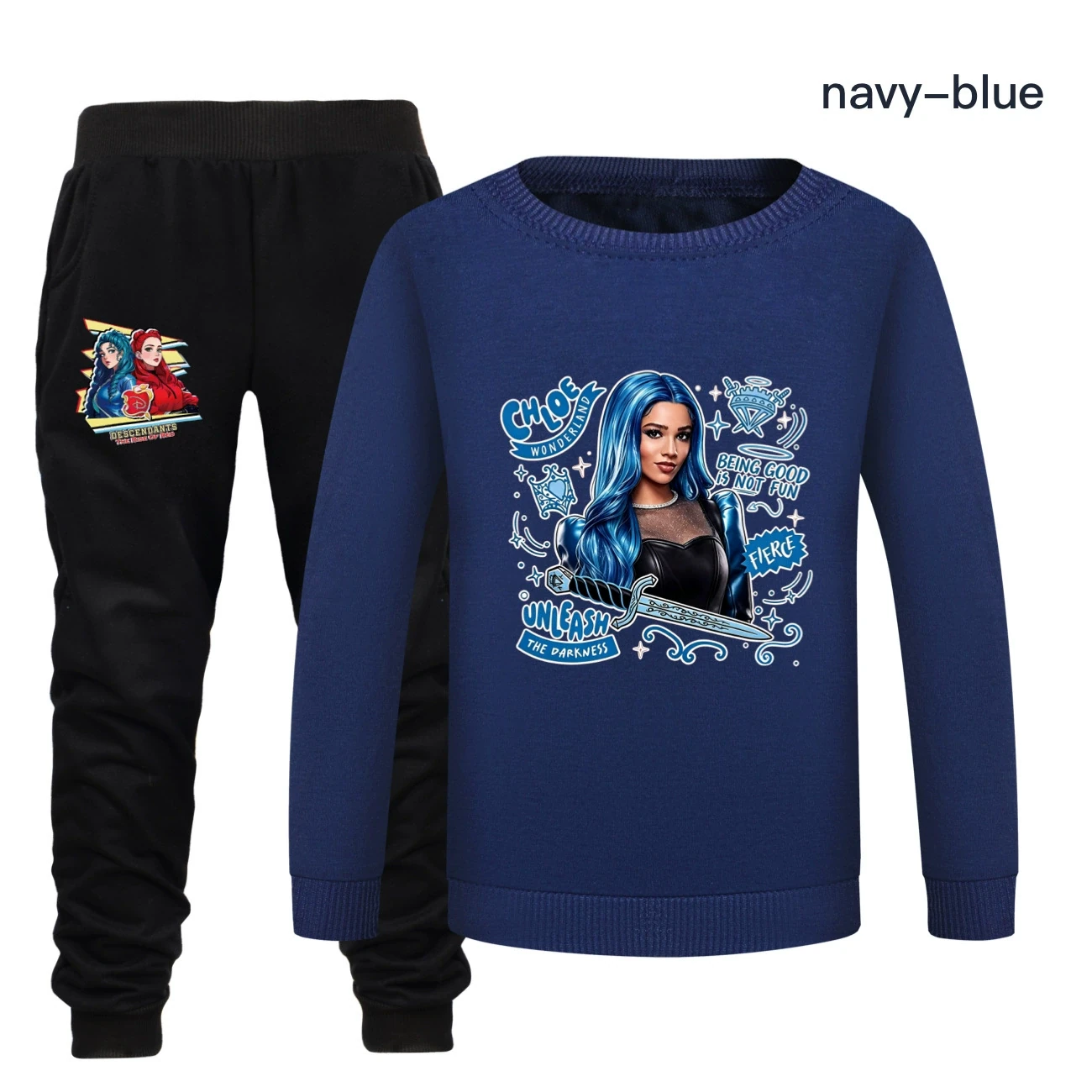 Crewneck Sweatshirt Set — 5796 Edition, Style 26 · Royal Blue