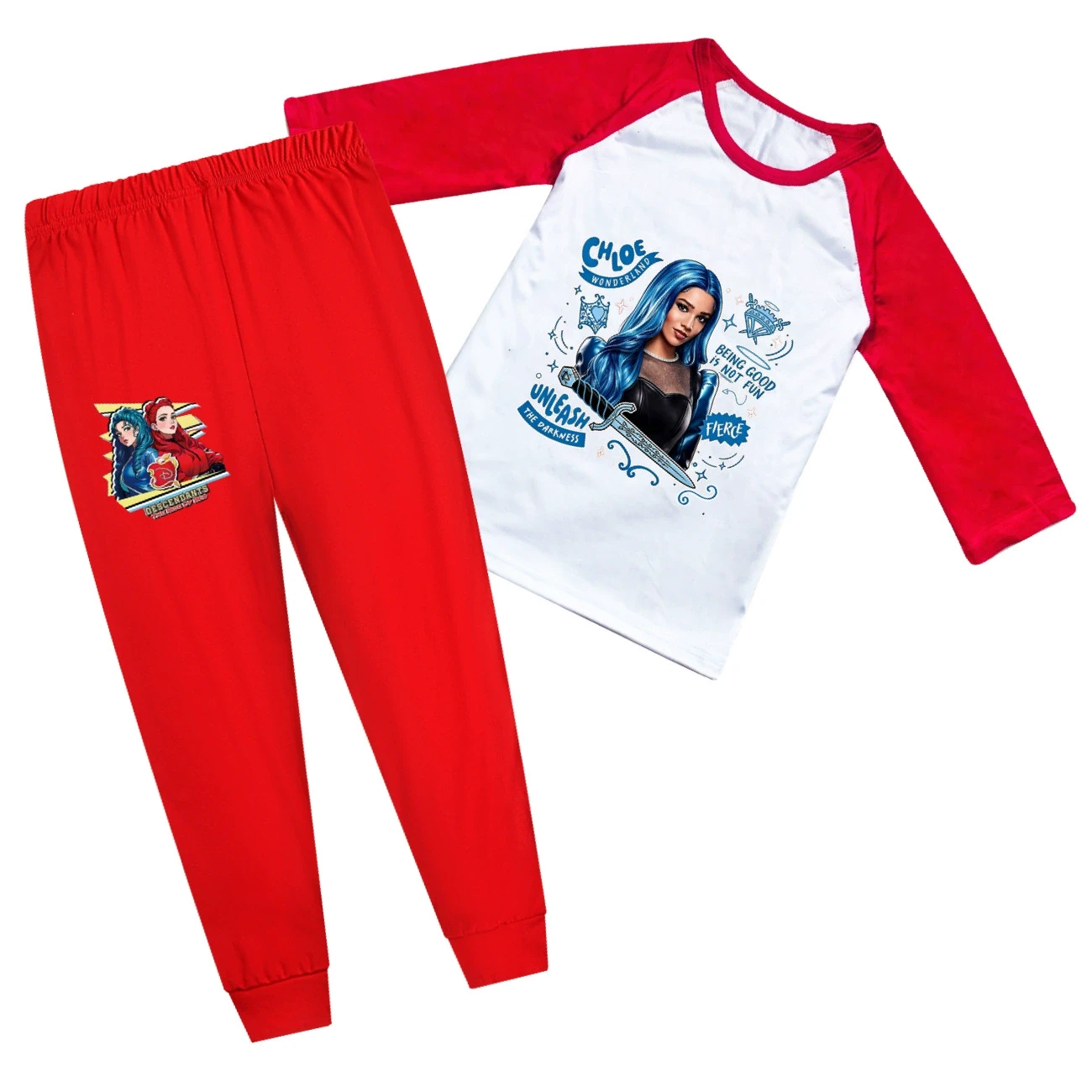 Tee & Shorts Active Set — 5796 Edition, Style 28 · Short Sleeve · Red