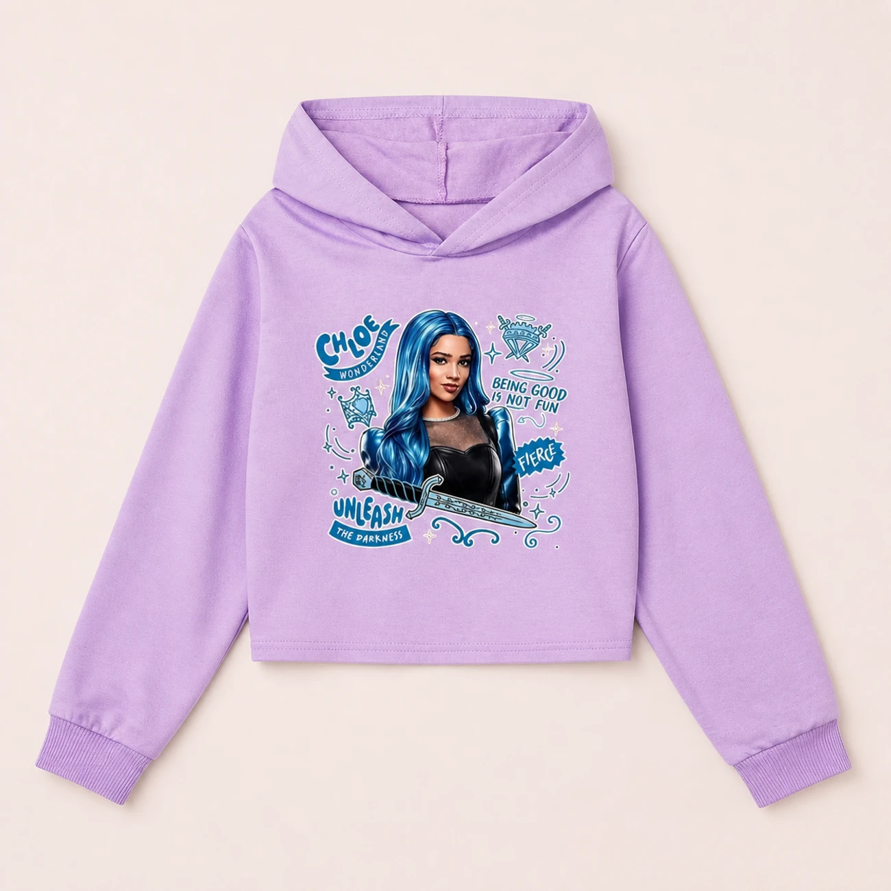 Cropped Hoodie Set — 5796 Edition, clean product view