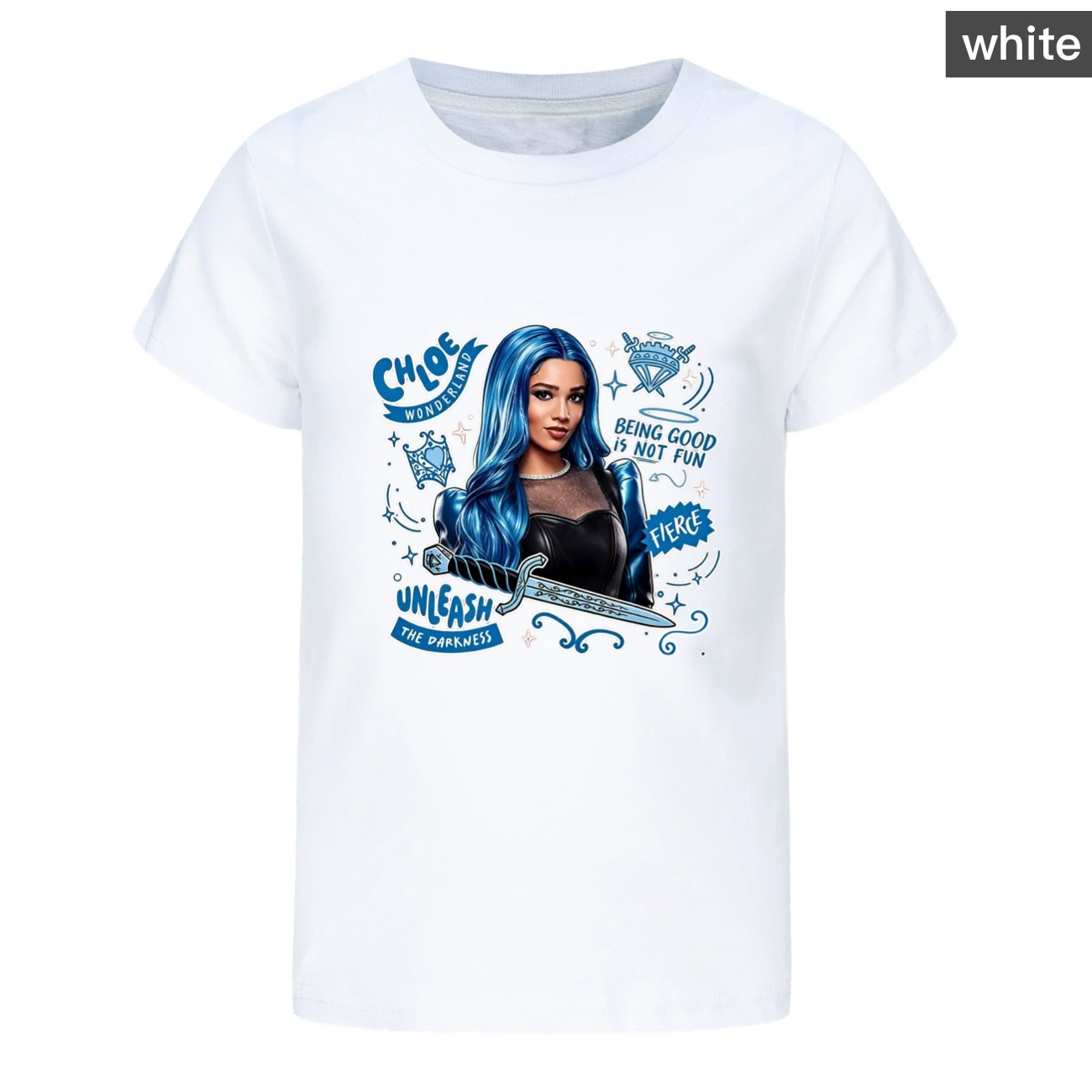 Graphic Tee & Jogger Set — 5796 Edition, Style 01 · White