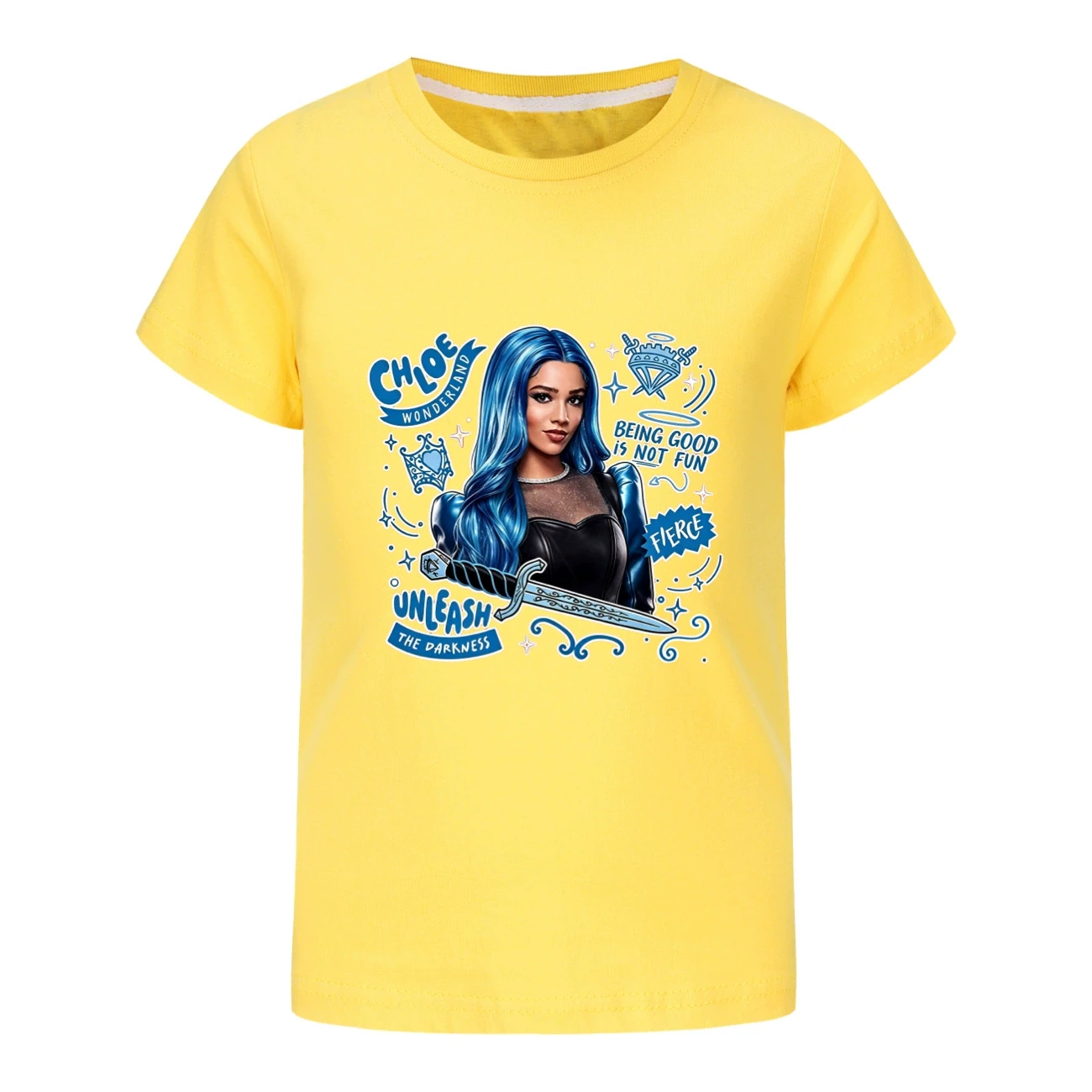 Graphic Tee & Jogger Set — 5796 Edition, Style 02 · Yellow