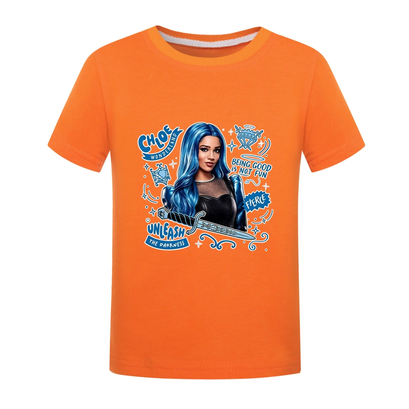 Graphic Tee & Jogger Set — 5796 Edition, Style 13 · Orange