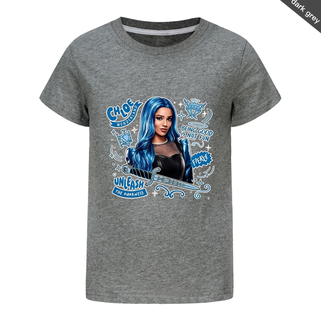 Graphic Tee & Jogger Set — 5796 Edition, Style 14 · Dark Grey