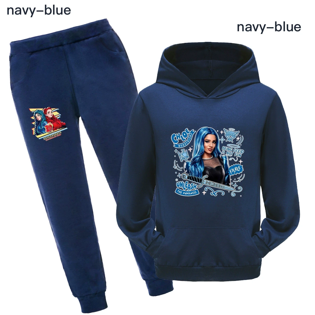 Adventure Hoodie & Jogger Set — 5796 Edition, Style 17 · Set · Royal Blue