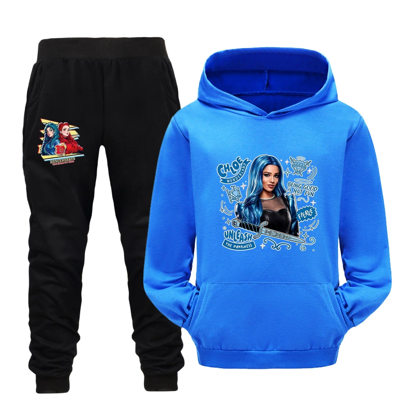 Adventure Hoodie & Jogger Set — 5796 Edition, Style 29 · Set · Blue