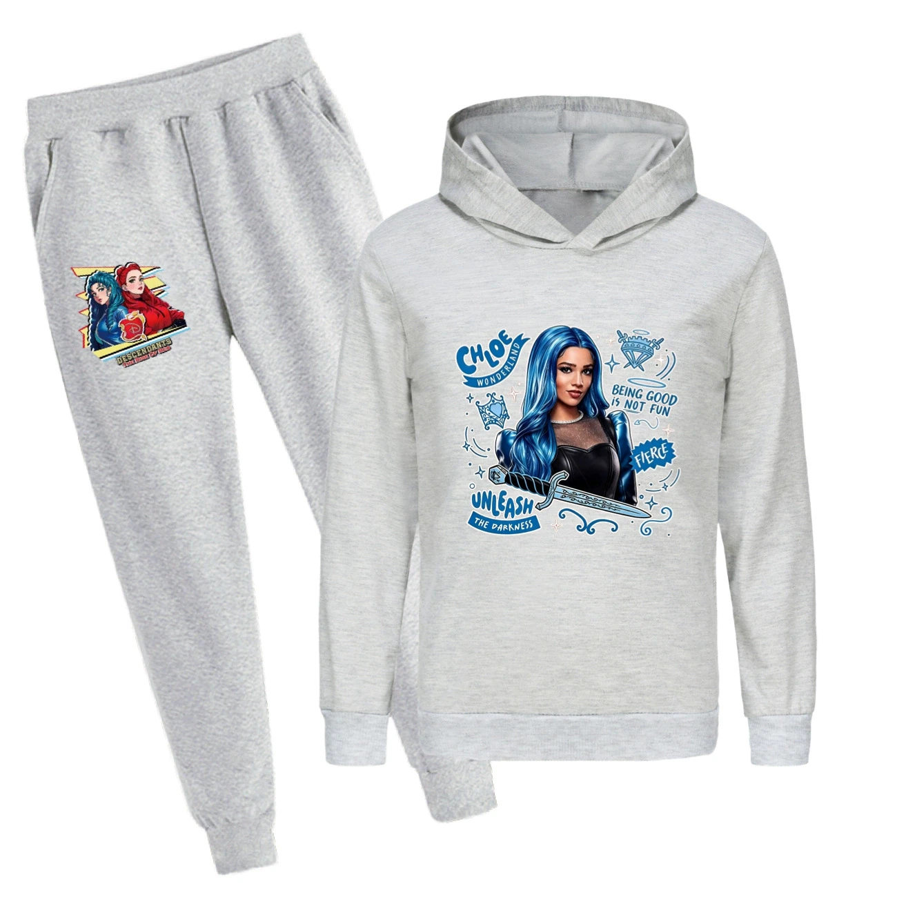 Classic Hoodie & Jogger Set — 5796 Edition, Style 15 · Set · Grey