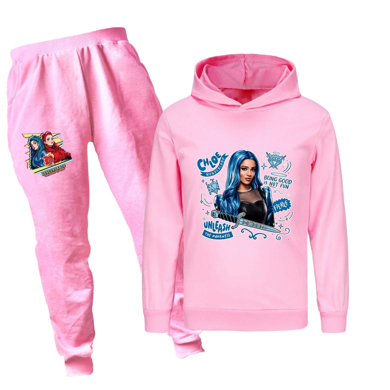 Classic Hoodie & Jogger Set — 5796 Edition, Style 18 · Set · Pink
