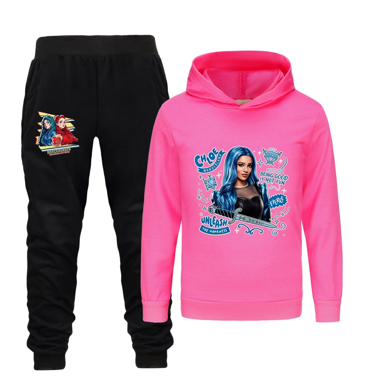 Classic Hoodie & Jogger Set — 5796 Edition, Style 20 · Set · Rose