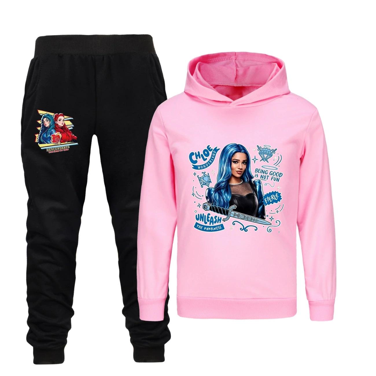 Classic Hoodie & Jogger Set — 5796 Edition, Style 21 · Set · Pink