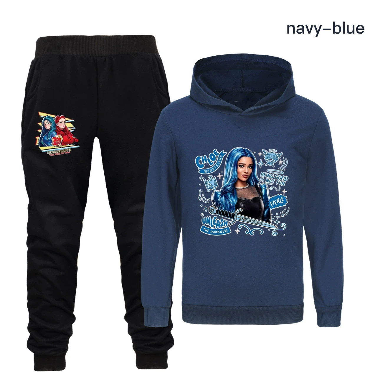 Classic Hoodie & Jogger Set — 5796 Edition, Style 23 · Set · Royal Blue