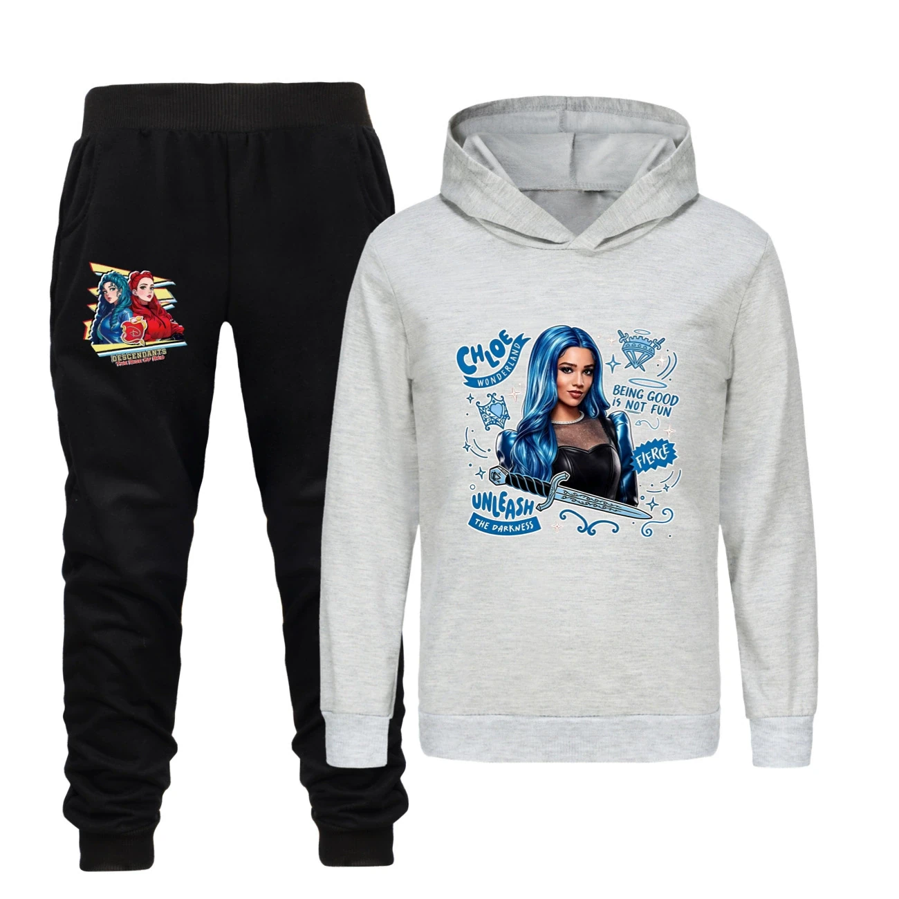 Classic Hoodie & Jogger Set — 5796 Edition, Style 26 · Set · Grey