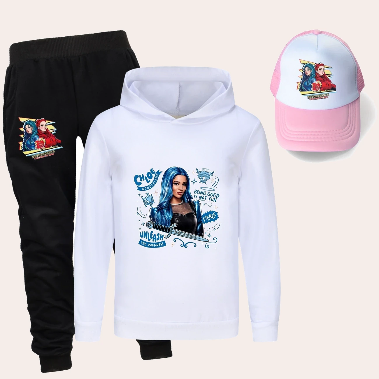 Three-Piece Hoodie, Jogger & Hat Set — 5796 Edition product view
