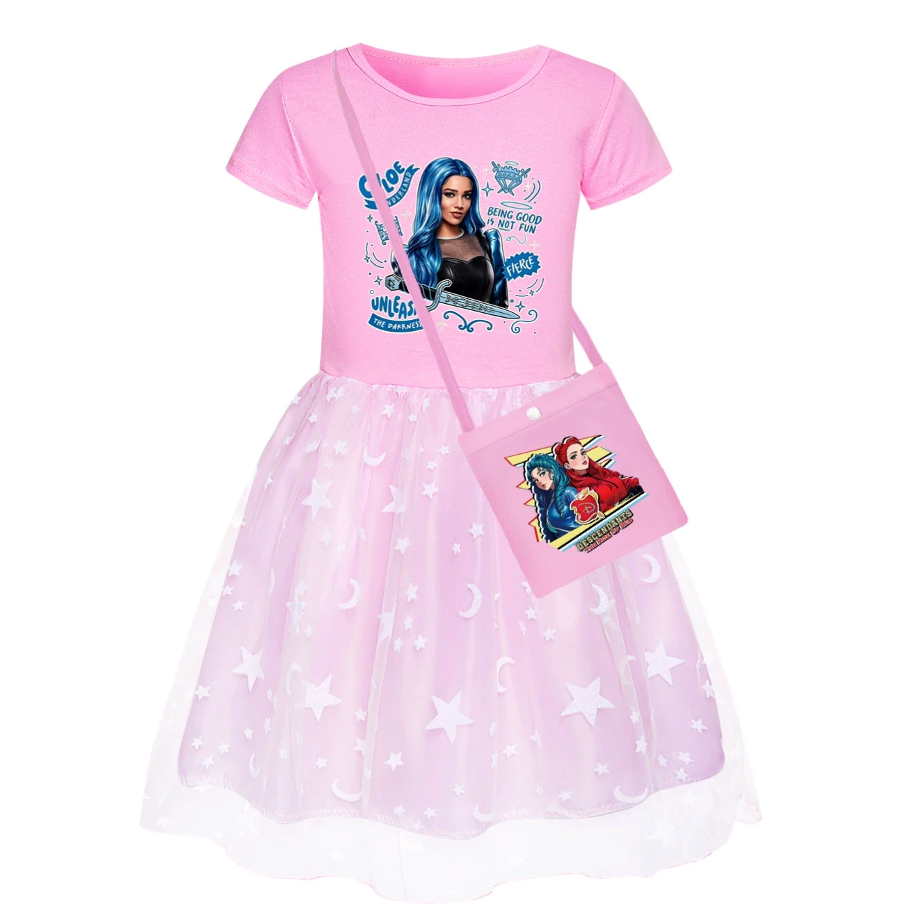 Rainbow Tulle Twirl Dress — 5796 Edition, Style 21 · Dress · with Bag · Pink