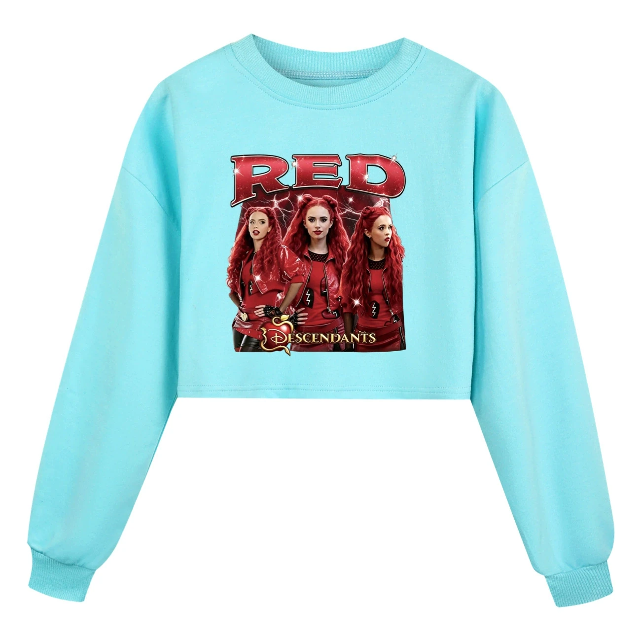 Cropped Sweatshirt Play Set — 5797 Edition, Style 02 · Sky Blue