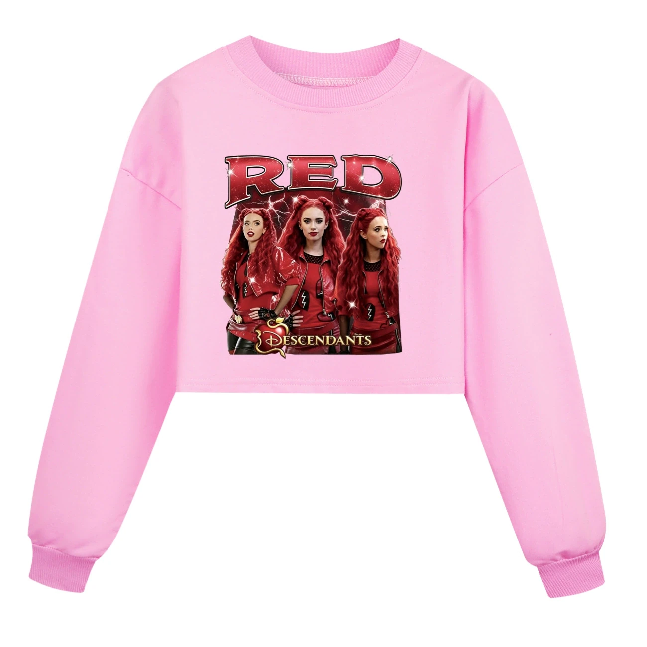 Cropped Sweatshirt Play Set — 5797 Edition, Style 05 · Pink
