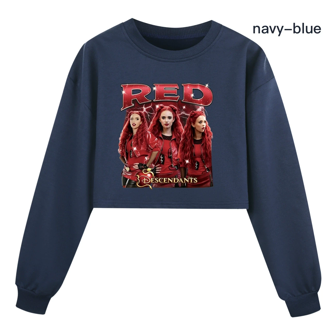 Cropped Sweatshirt Play Set — 5797 Edition, Style 06 · Navy