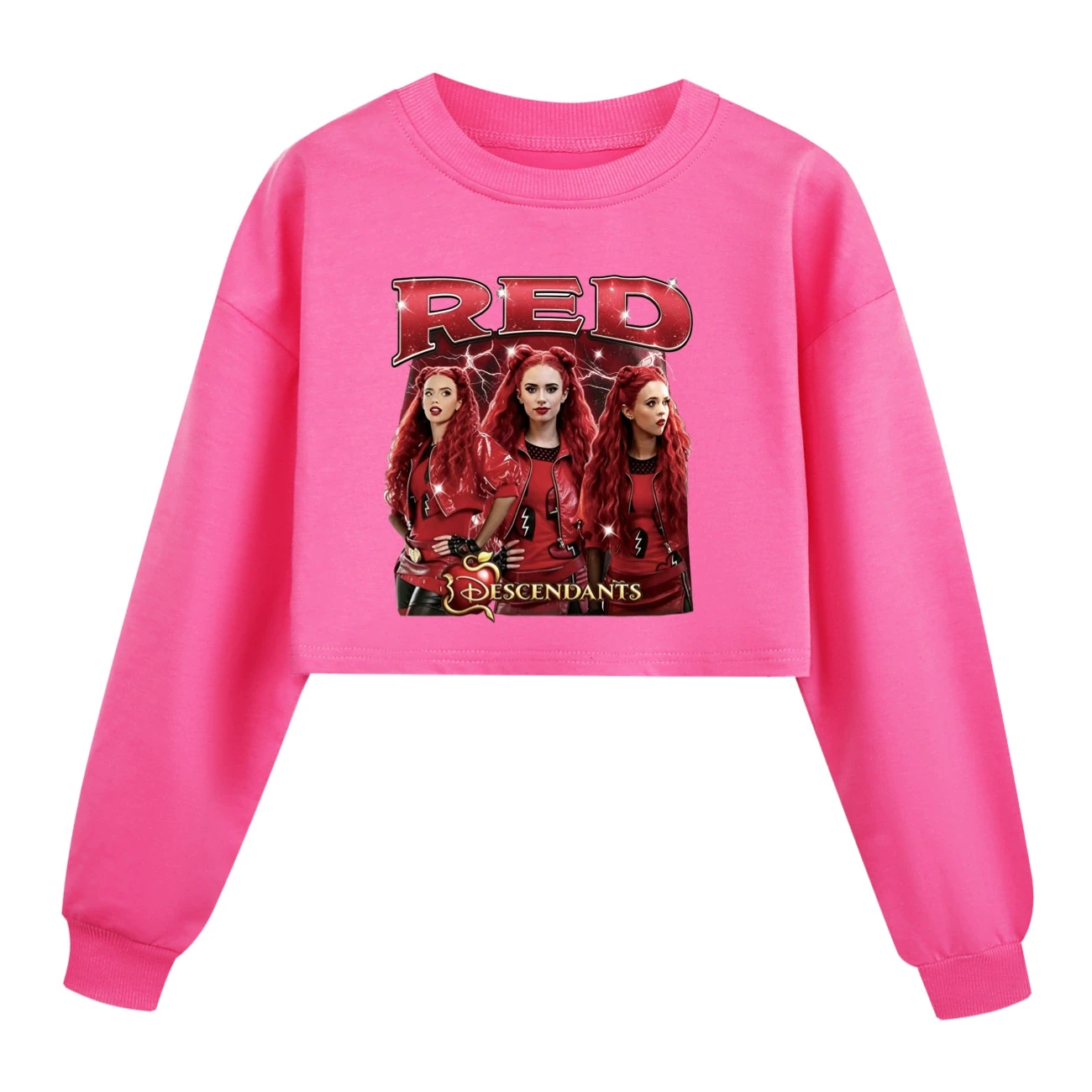 Cropped Sweatshirt Play Set — 5797 Edition, Style 07 · Rose