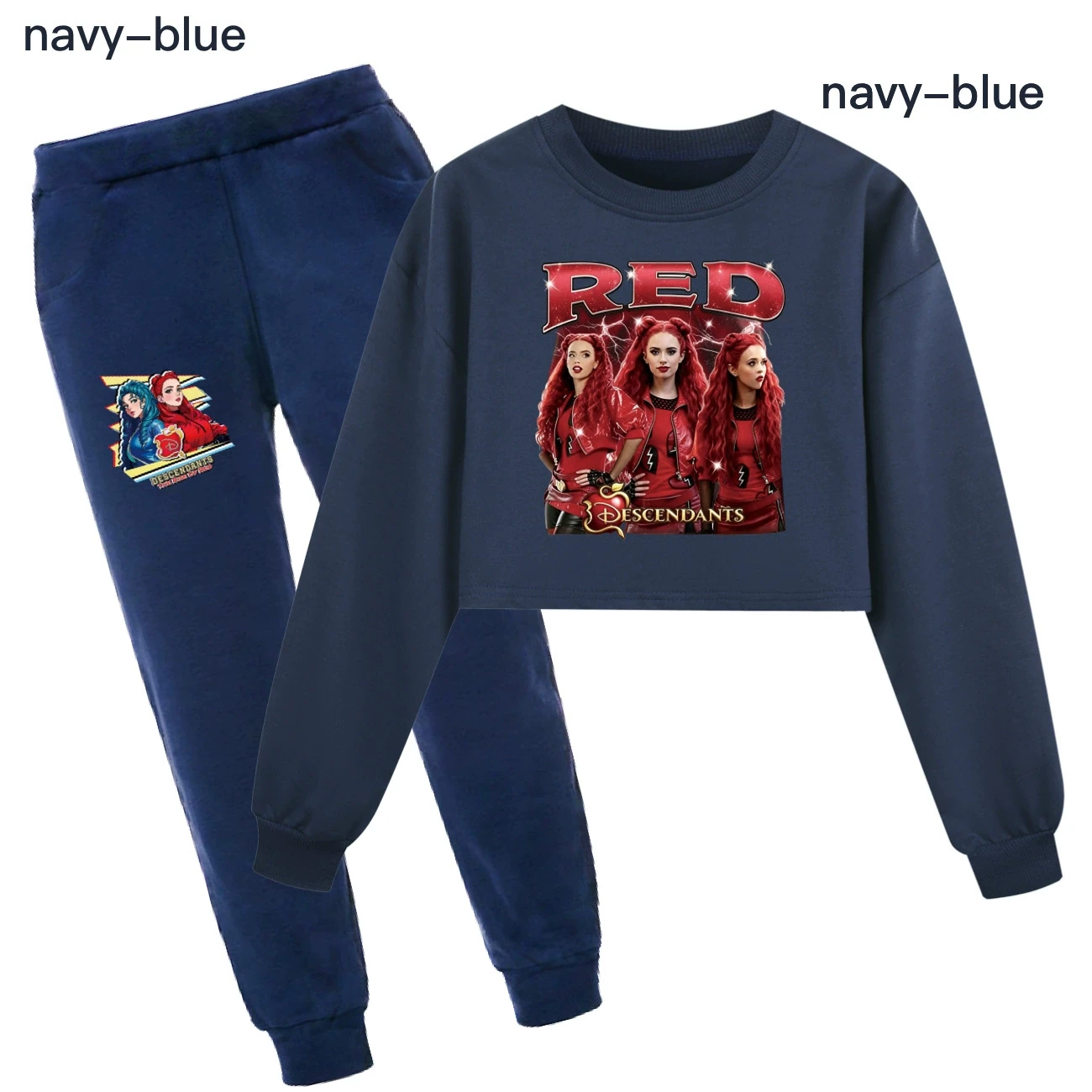 Cropped Sweatshirt Play Set — 5797 Edition, Style 08 · Set · Royal Blue