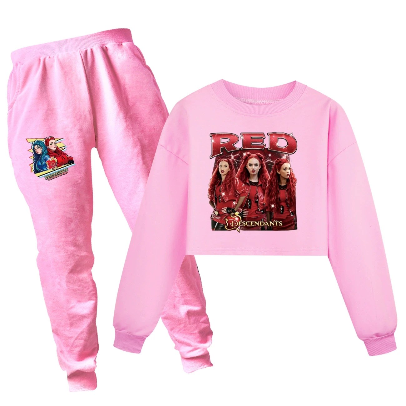 Cropped Sweatshirt Play Set — 5797 Edition, Style 10 · Set · Pink
