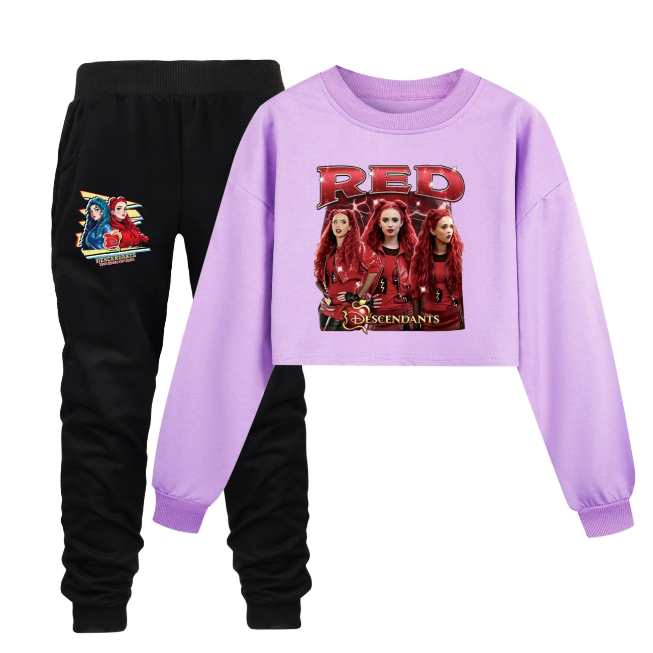 Cropped Sweatshirt Play Set — 5797 Edition, Style 12 · Set · Purple
