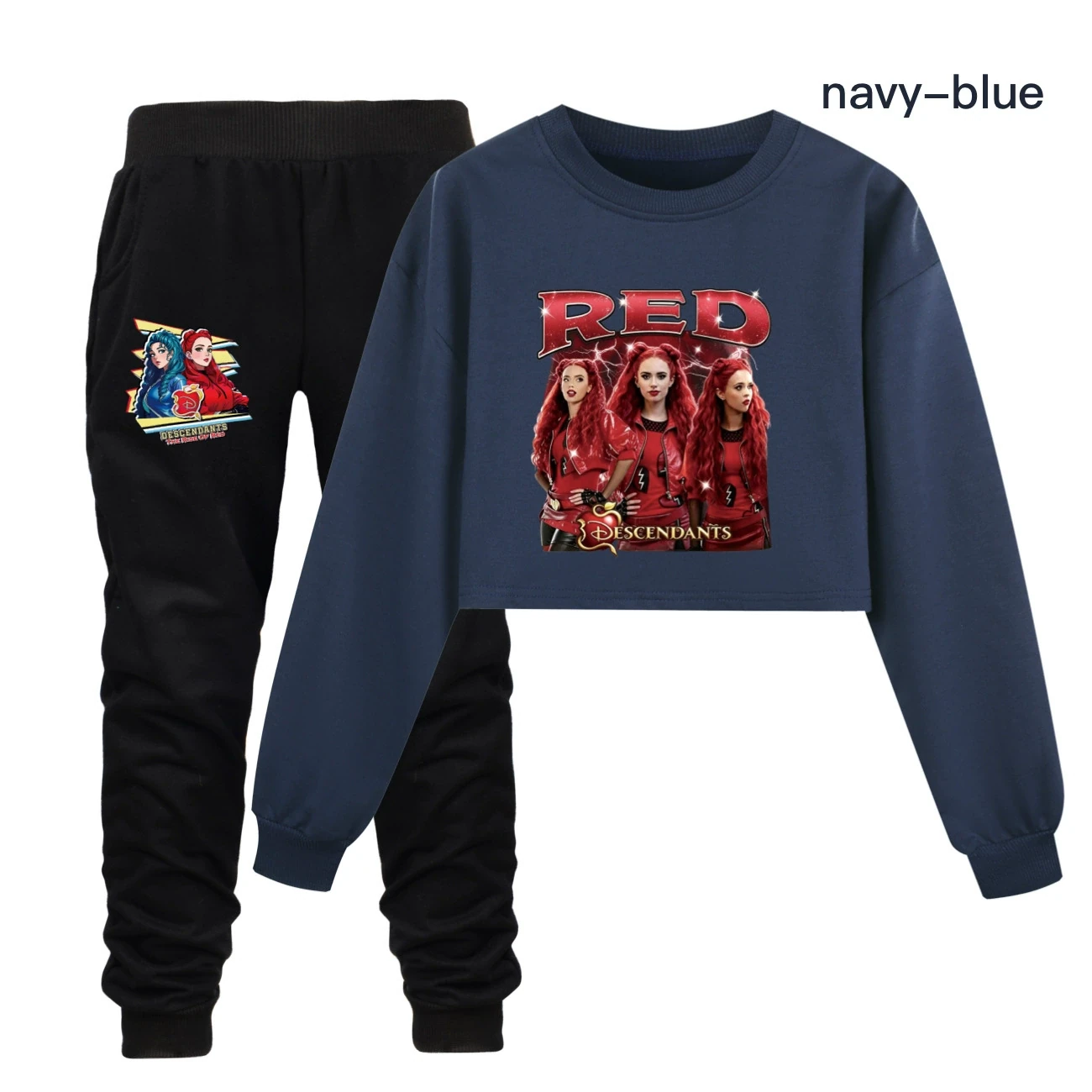 Cropped Sweatshirt Play Set — 5797 Edition, Style 13 · Set · Navy