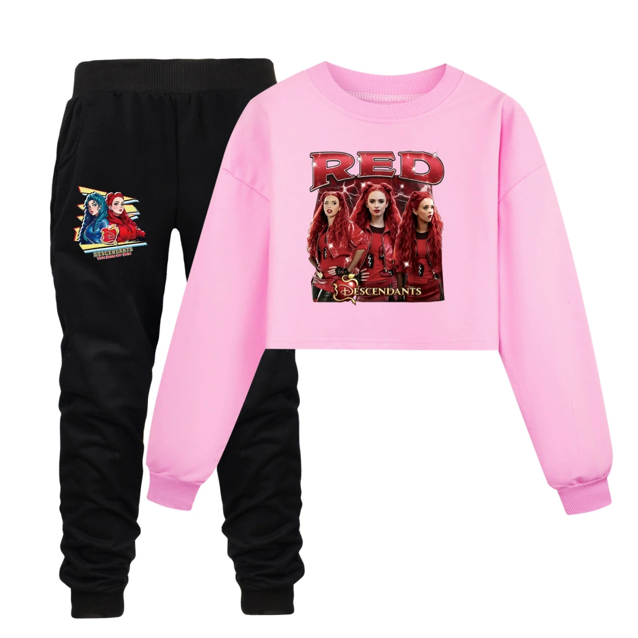 Cropped Sweatshirt Play Set — 5797 Edition, Style 16 · Set · Pink