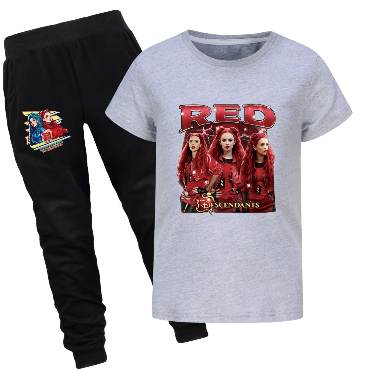 Graphic Tee & Jogger Set — 5797 Edition, Style 19 · Set · Grey