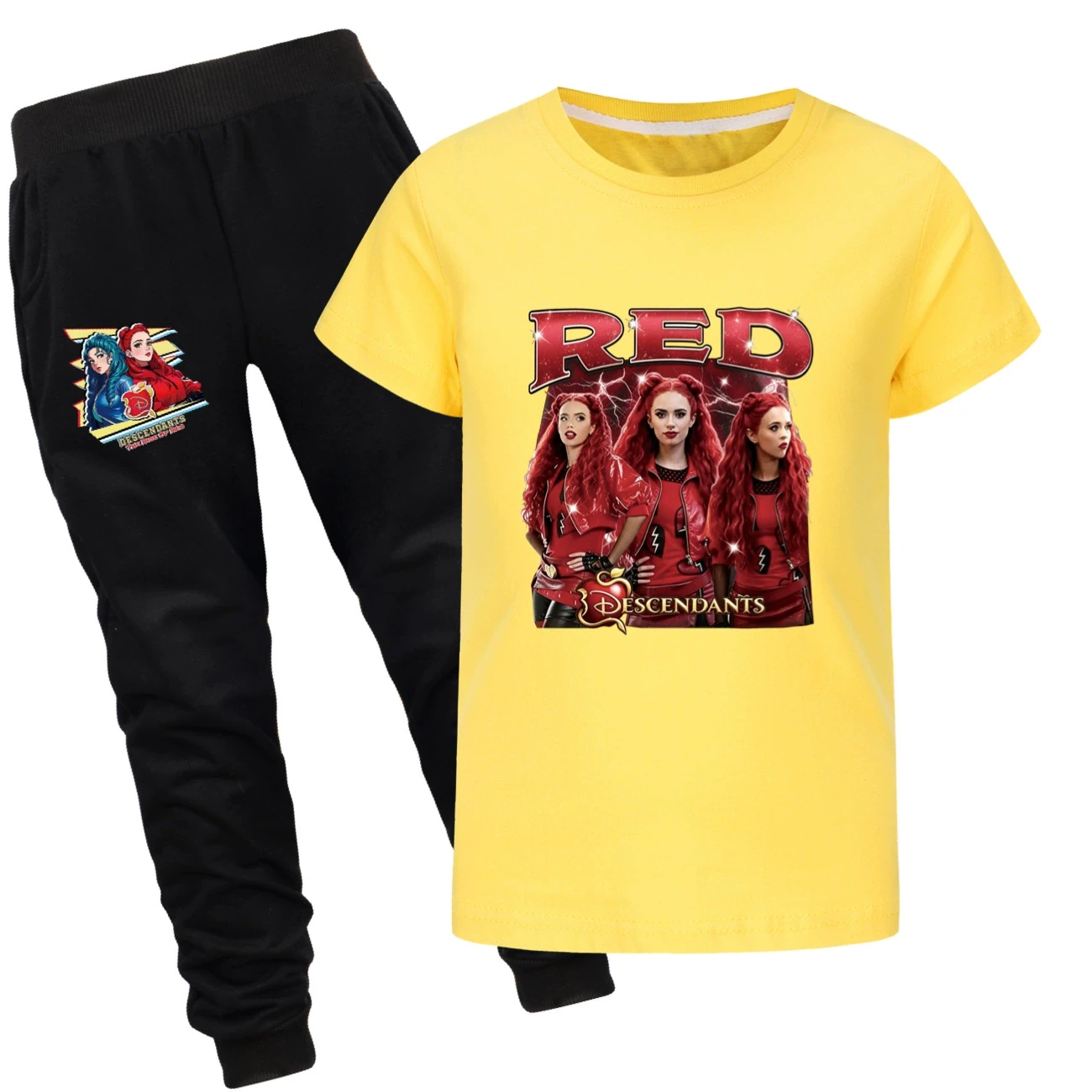 Graphic Tee & Jogger Set — 5797 Edition, Style 25 · Set · Yellow