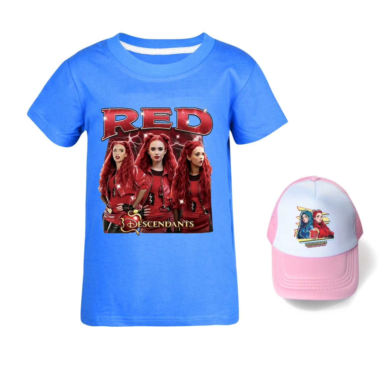 Graphic Tee & Sun Hat Set — 5797 Edition, Style 10 · Deep Blue