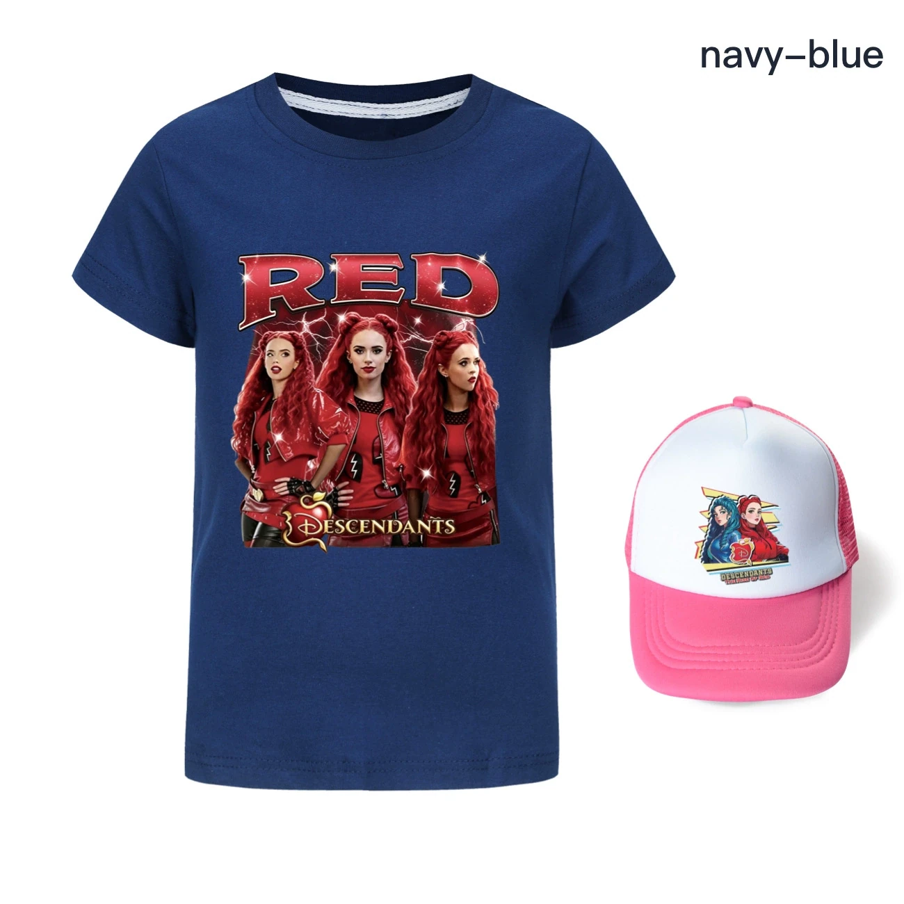 Graphic Tee & Sun Hat Set — 5797 Edition, Style 23 · Navy