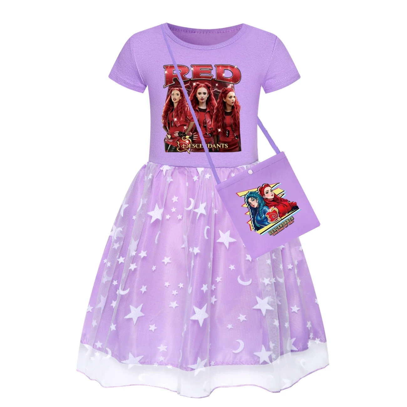 Rainbow Tulle Twirl Dress — 5797 Edition, Style 19 · Dress · with Bag · Purple