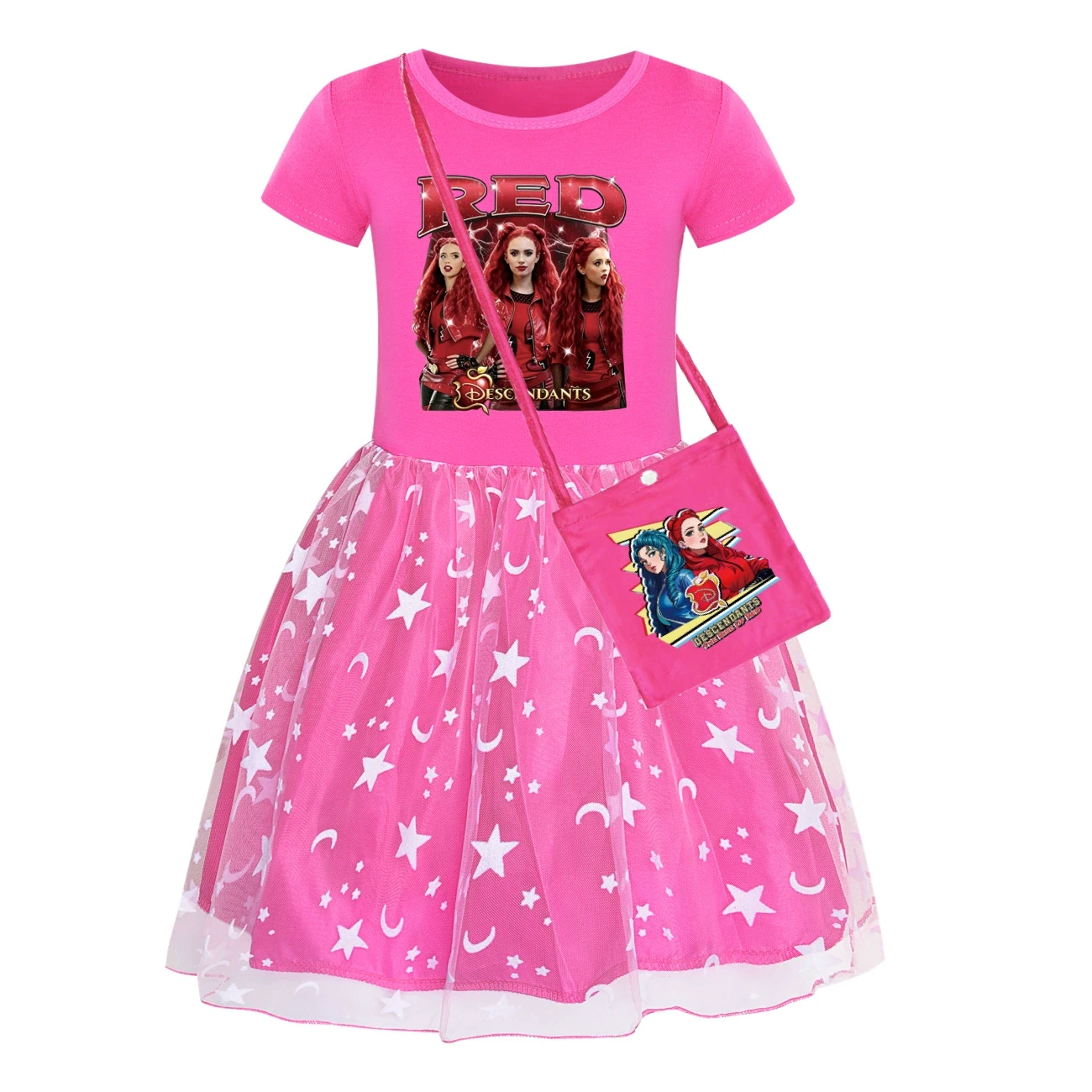 Rainbow Tulle Twirl Dress — 5797 Edition, Style 20 · Dress · with Bag · Rose