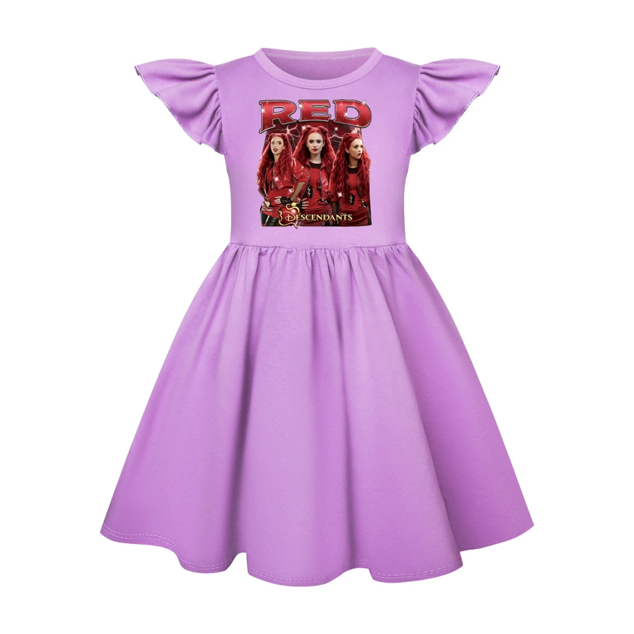 Ruffle-Hem Jersey Dress — 5797 Edition, Style 18 · Purple