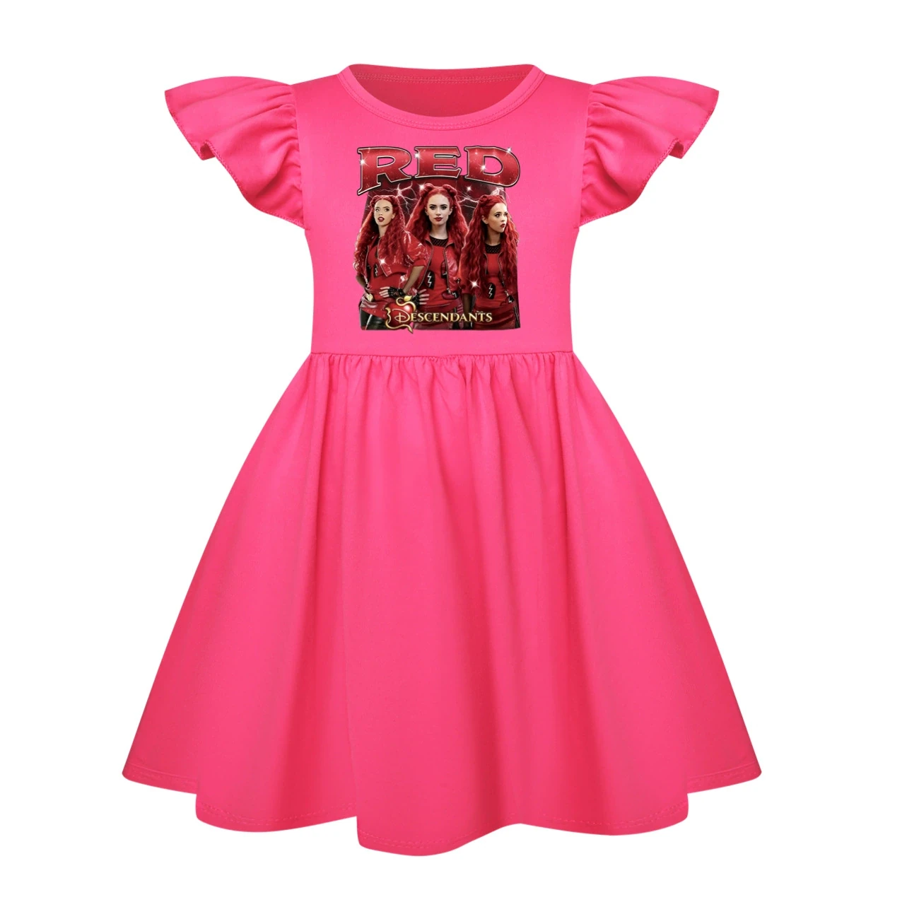 Ruffle-Hem Jersey Dress — 5797 Edition, Style 19 · Rose